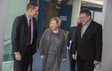 Edwina Hart Keith Lloyd and Steve Conlan 